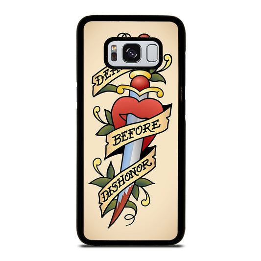 SAILOR JERRY DEATH BEFORE DISHONOR Samsung Galaxy S8 Case