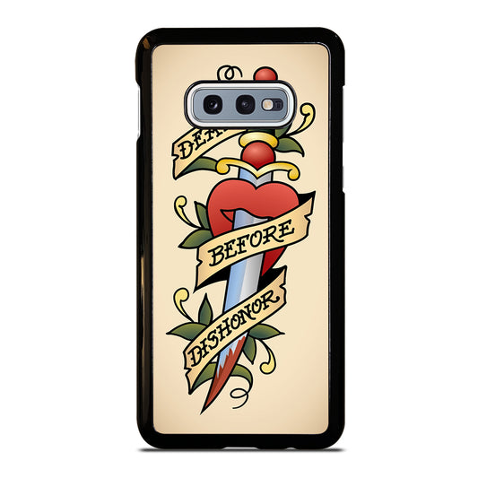 SAILOR JERRY DEATH BEFORE DISHONOR Samsung Galaxy S10e Case