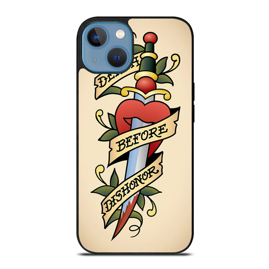 SAILOR JERRY DEATH BEFORE DISHONOR iPhone 13 Case