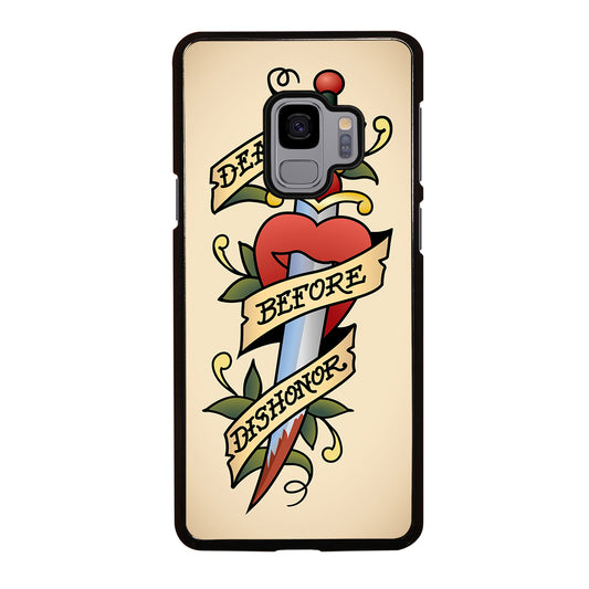 SAILOR JERRY DEATH BEFORE DISHONOR Samsung Galaxy S9 Case