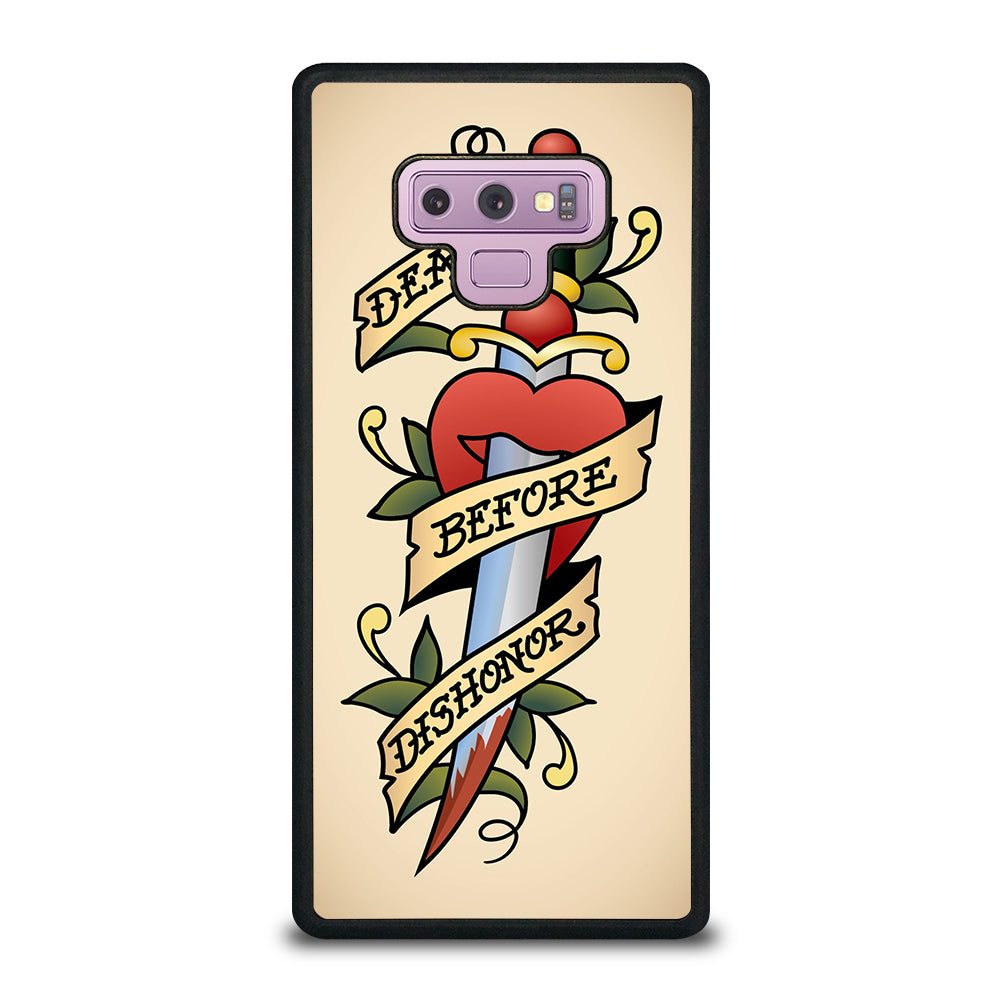 SAILOR JERRY DEATH BEFORE DISHONOR Samsung Galaxy Note 9 Case