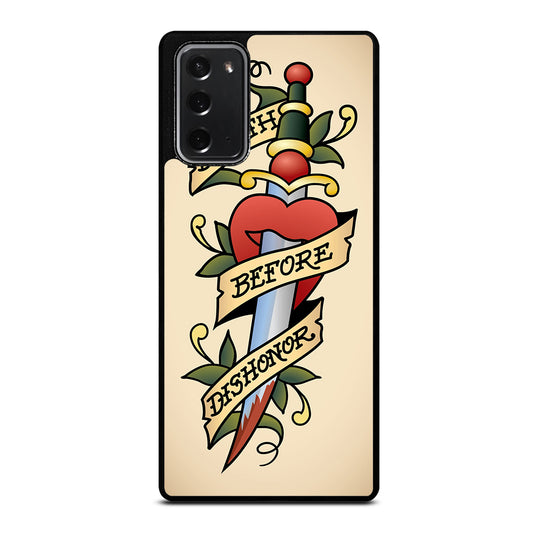 SAILOR JERRY DEATH BEFORE DISHONOR Samsung Galaxy Note 20 Case