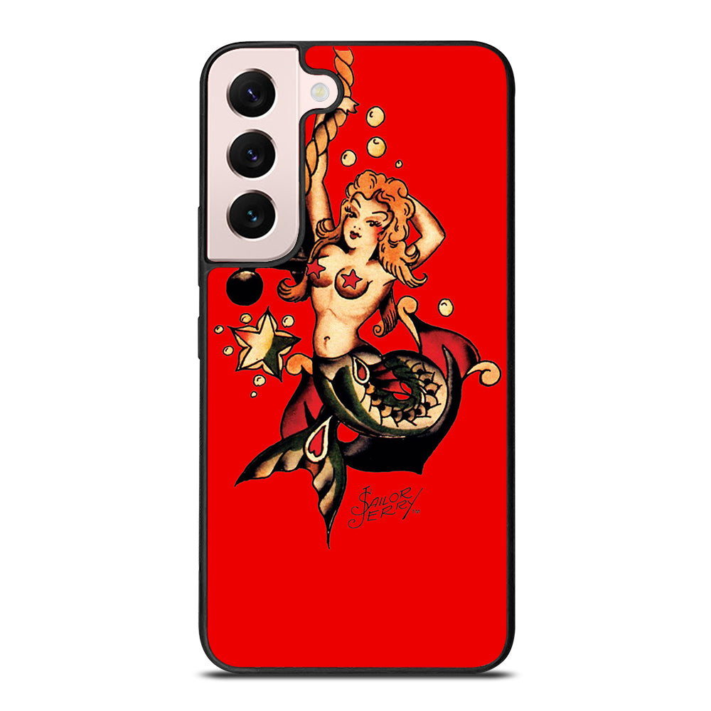 SAILOR JERRY MERMAID TATTOO Samsung Galaxy S22 Plus 5G Case