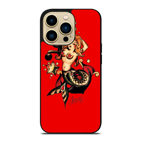 SAILOR JERRY MERMAID TATTOO iPhone 14 Pro Max Case