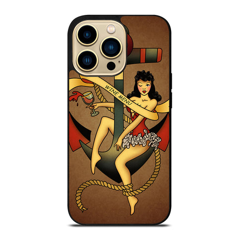 SAILOR JERRY WINE MENU iPhone 14 Pro Max Case