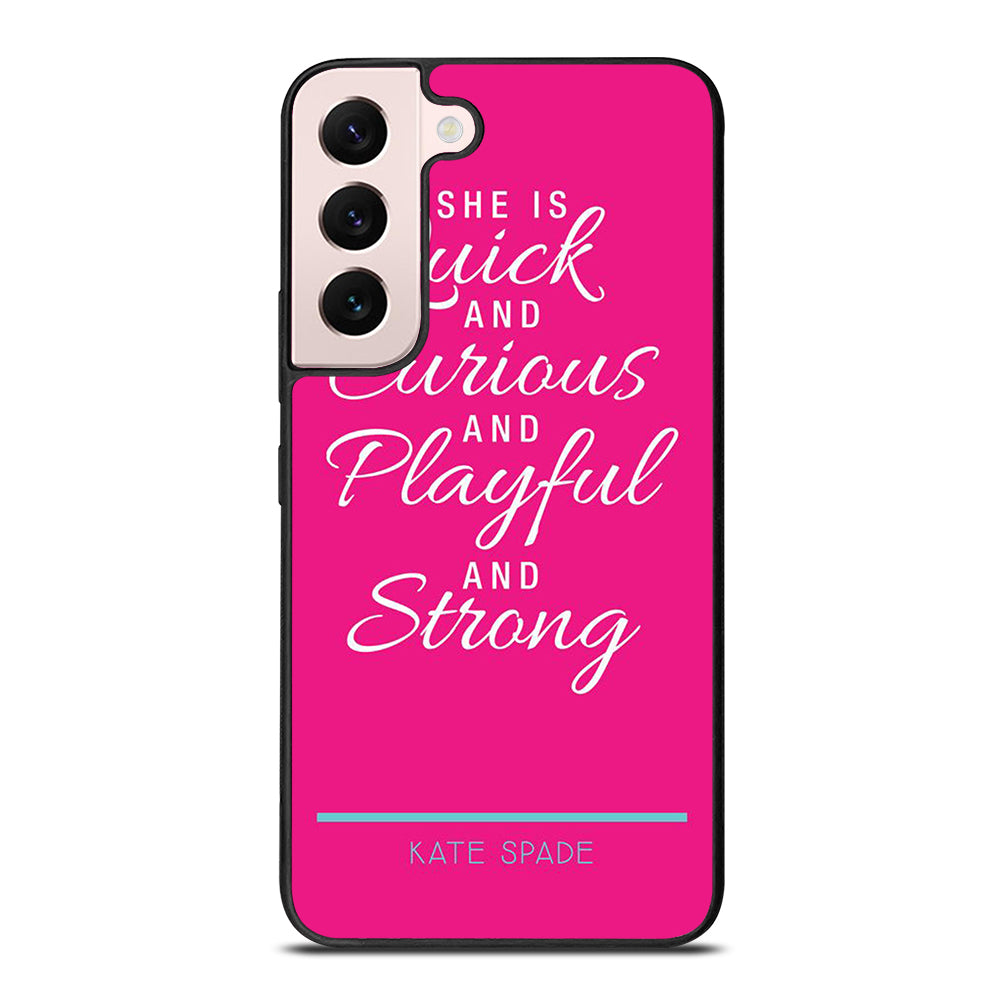 SHE IS KATE SPADE Samsung Galaxy S22 Plus 5G Case