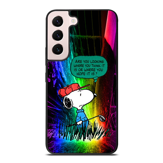 SNOOPY SHORT QUOTE Samsung Galaxy S22 Plus 5G Case