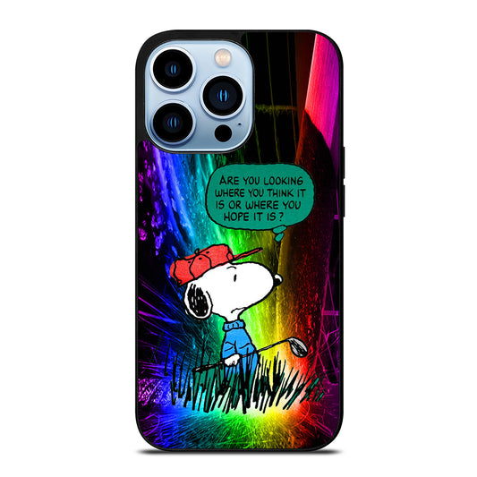 SNOOPY SHORT QUOTE iPhone 13 Pro Max Case