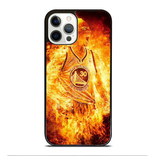 STEPHEN CURRY ON FIRE iPhone 12 Pro Case
