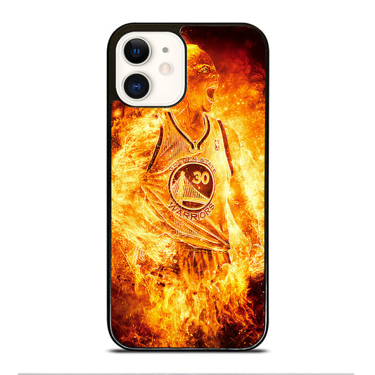 STEPHEN CURRY ON FIRE iPhone 12 Case