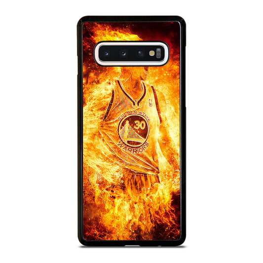 STEPHEN CURRY ON FIRE Samsung Galaxy S10 Case