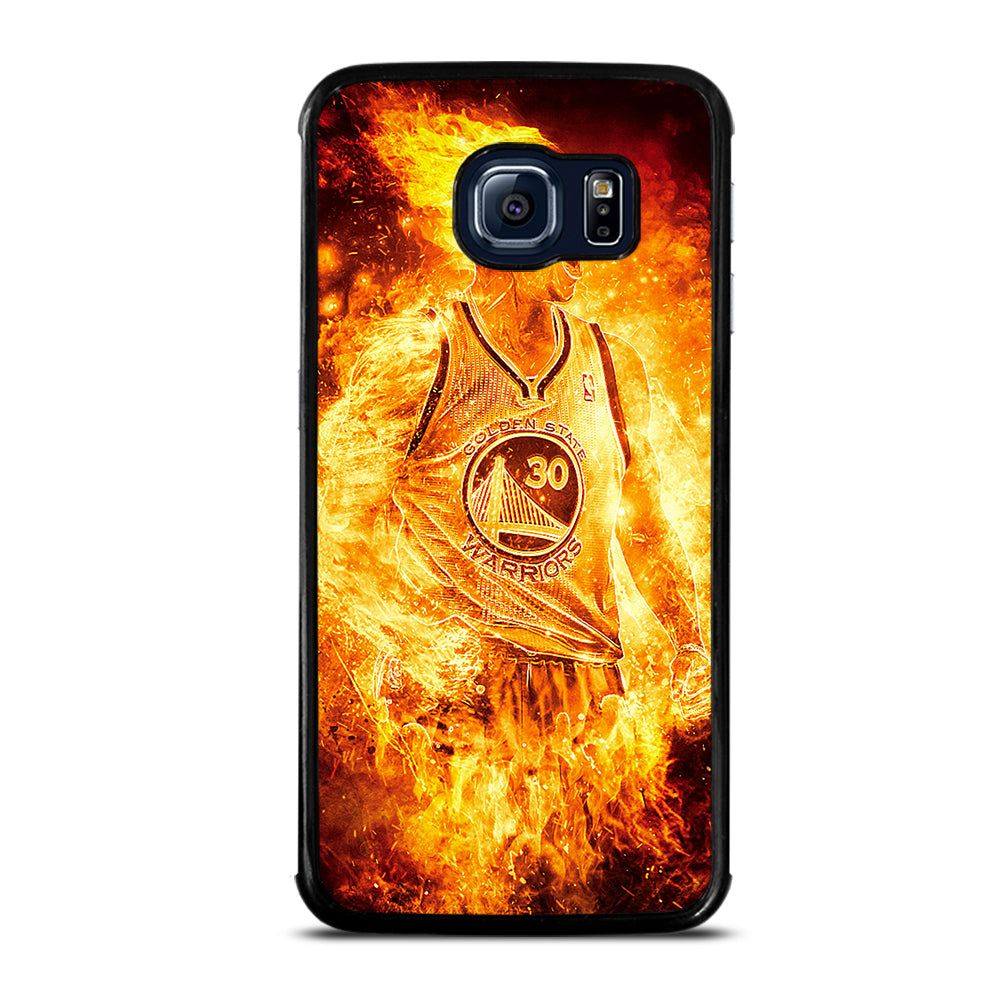 STEPHEN CURRY ON FIRE Samsung Galaxy S6 Edge Case