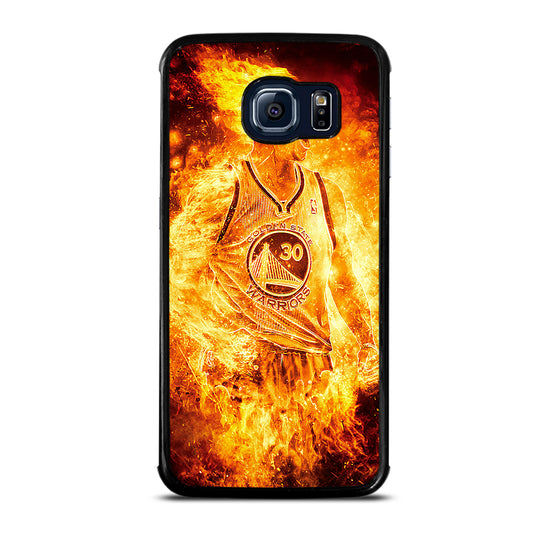 STEPHEN CURRY ON FIRE Samsung Galaxy S6 Edge Case