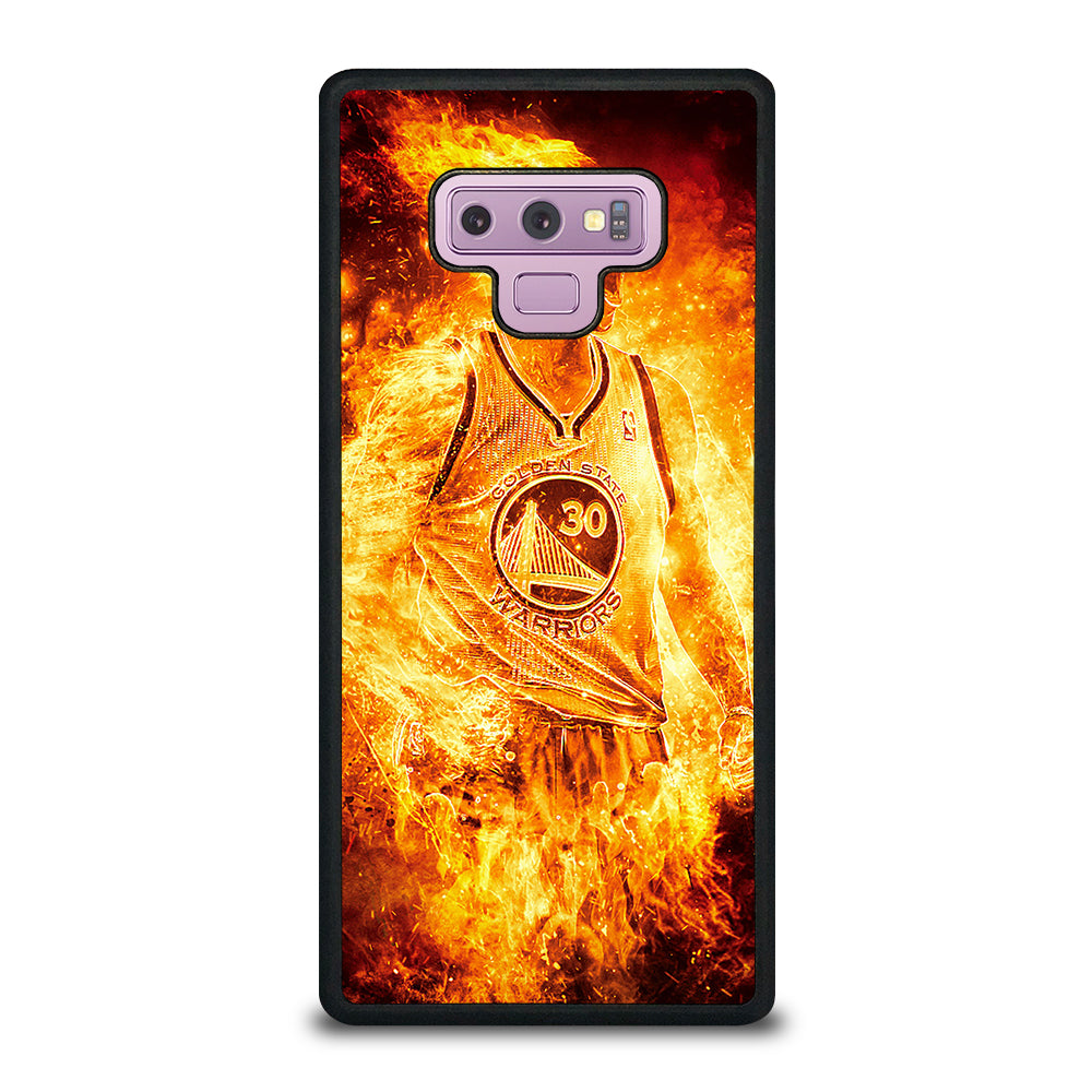 STEPHEN CURRY ON FIRE Samsung Galaxy Note 9 Case