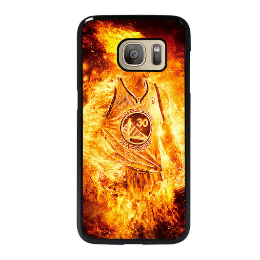 STEPHEN CURRY ON FIRE Samsung Galaxy S7 Case