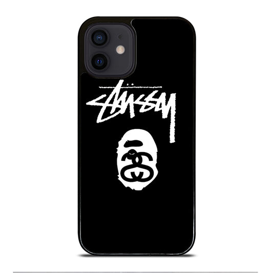 STUSSY BLACK iPhone 12 Mini Case