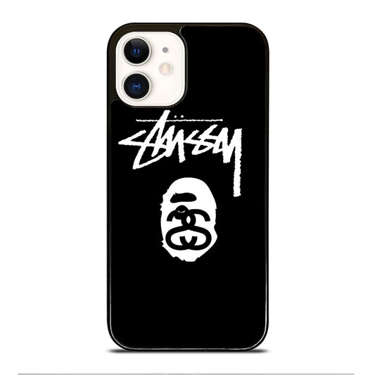 STUSSY BLACK iPhone 12 Case