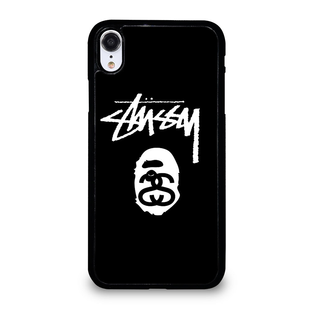 STUSSY BLACK iPhone XR Case