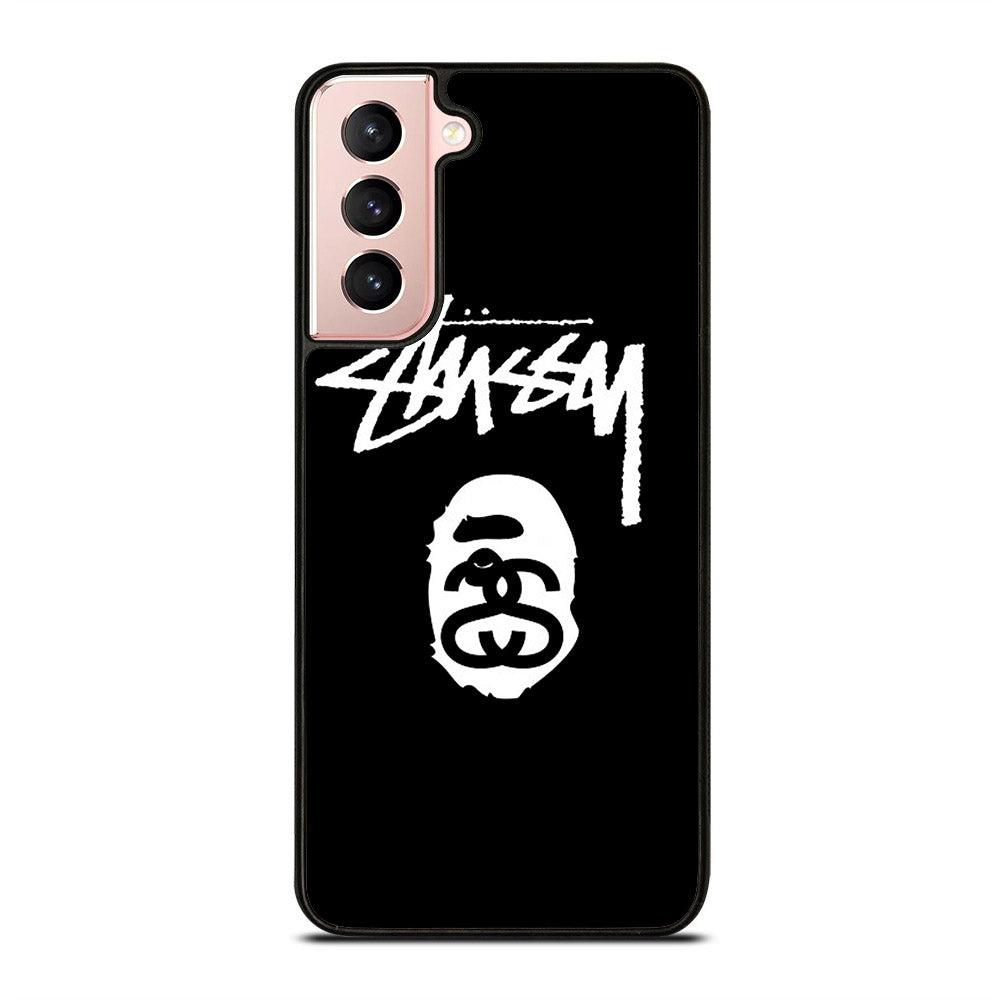 STUSSY BLACK Samsung Galaxy S21 5G Case