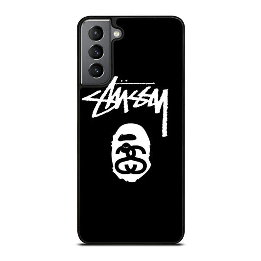 STUSSY BLACK Samsung Galaxy S21 Plus 5G Case
