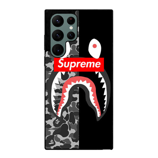 SUPRE ME BAPE SHARK Samsung Galaxy S22 Ultra 5G Case