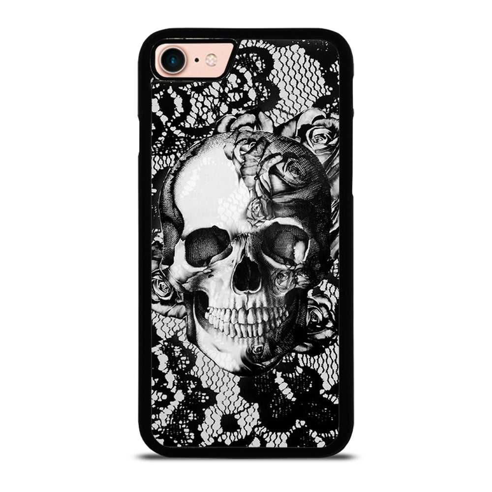 Skull On Black Lace iPhone 7 / 8 Case
