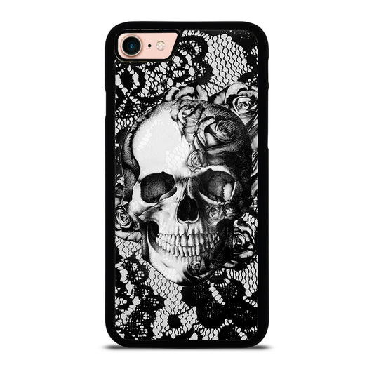 Skull On Black Lace iPhone 7 / 8 Case