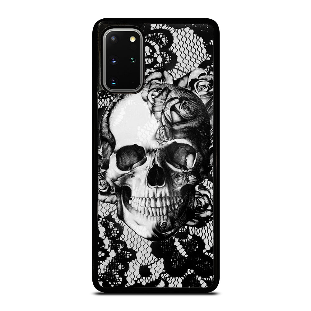 Skull On Black Lace Samsung Galaxy S20 Plus / S20 Plus 5G Case
