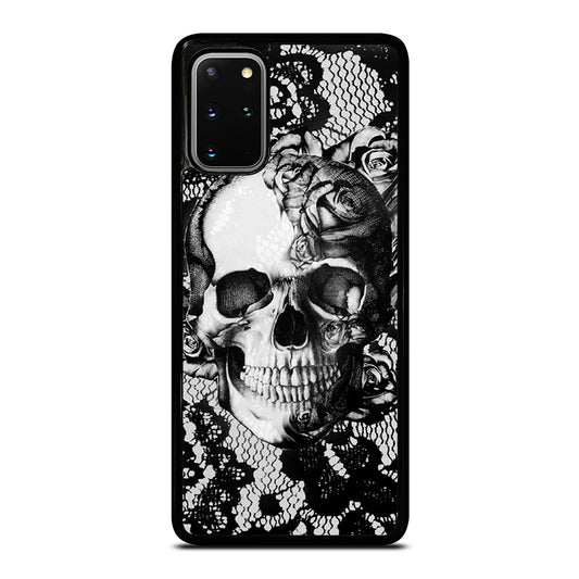 Skull On Black Lace Samsung Galaxy S20 Plus / S20 Plus 5G Case
