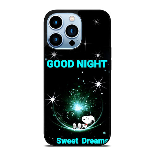 Snoopy Sweet Dreams Good Night iPhone 13 Pro Max Case