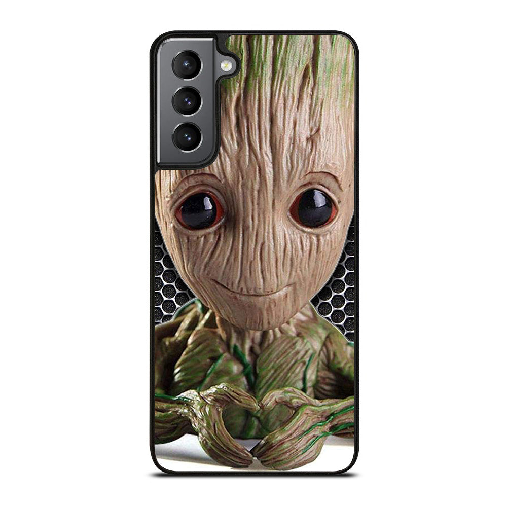 Super Cute Baby Groot Samsung Galaxy S21 Plus 5G Case
