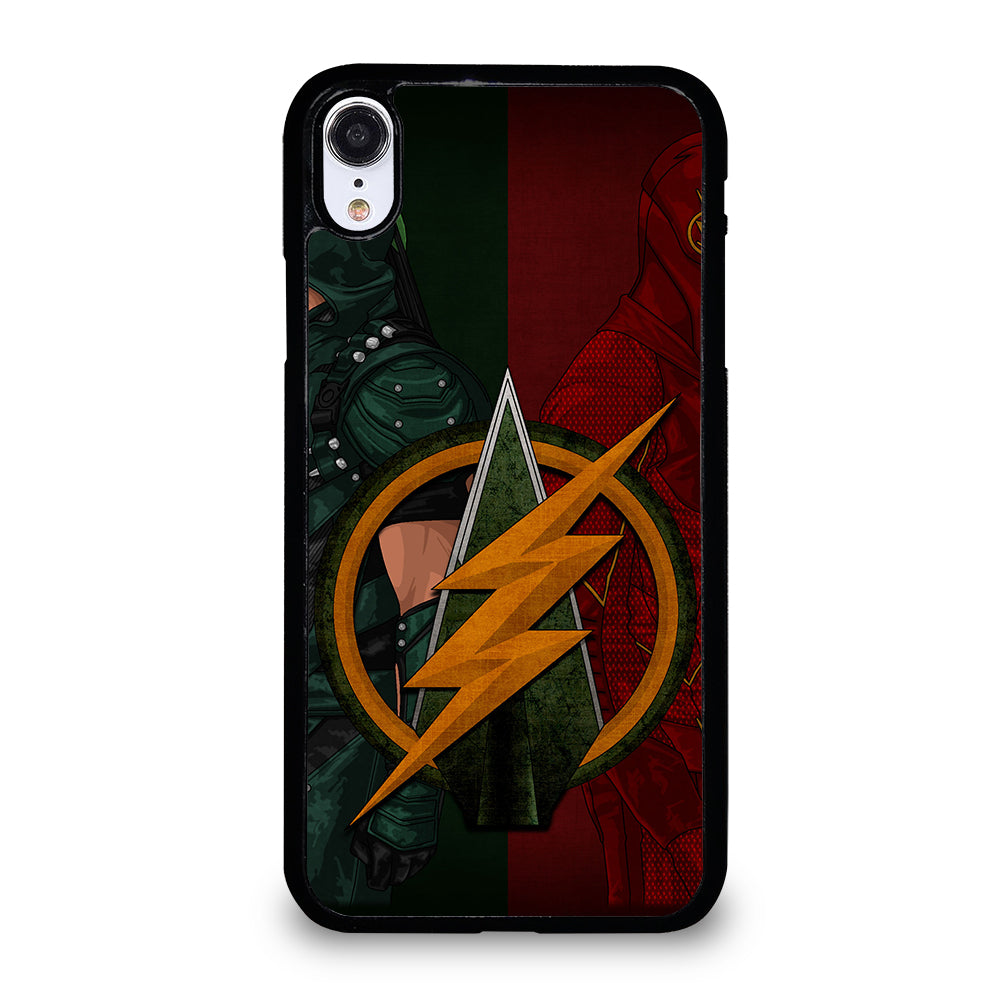 THE FLASH GREEN ARROW iPhone XR Case