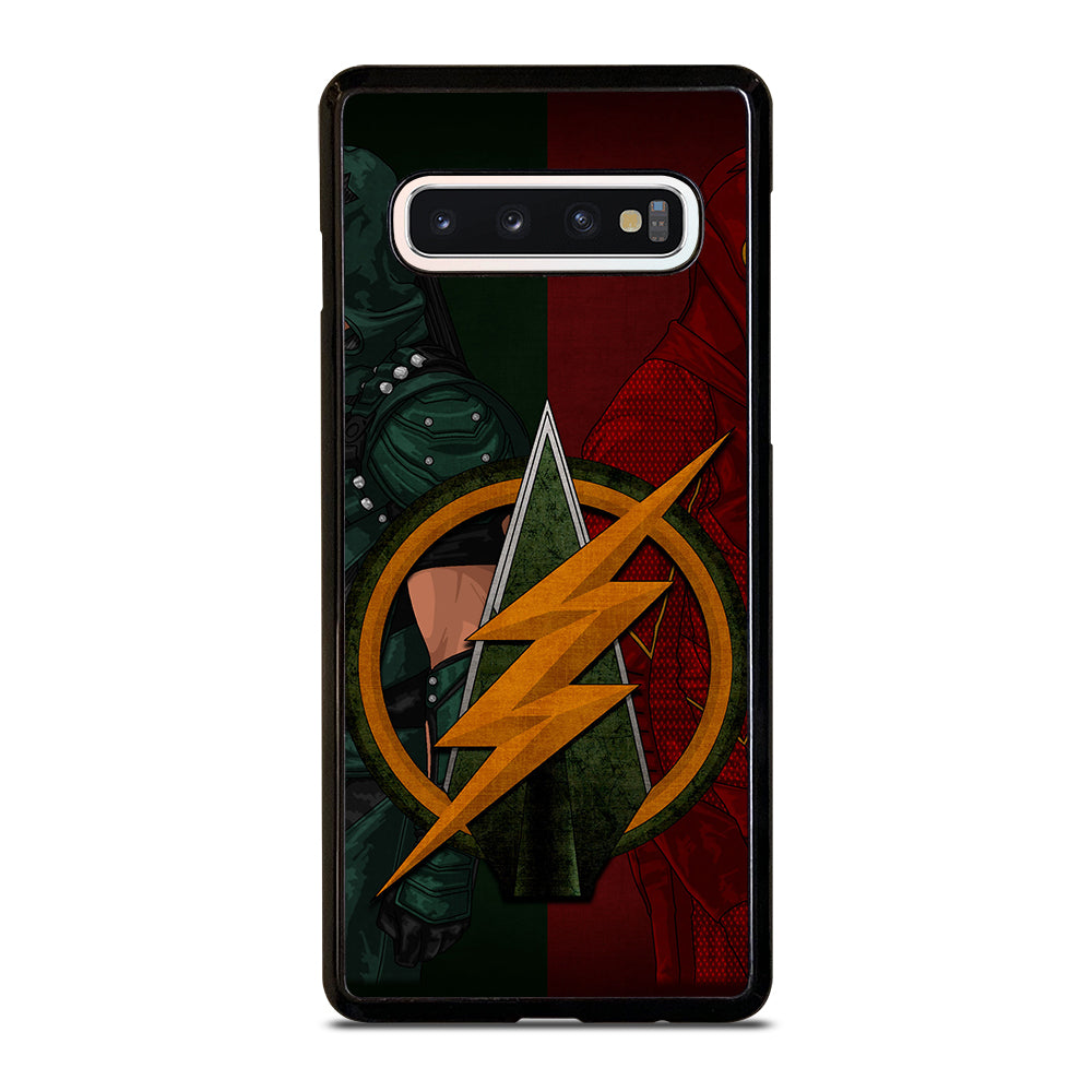 THE FLASH GREEN ARROW Samsung Galaxy S10 Case