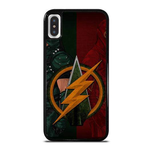 THE FLASH GREEN ARROW iPhone X / XS Case
