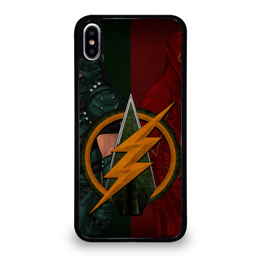 THE FLASH GREEN ARROW iPhone XS Max Case