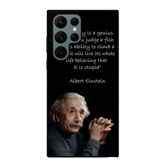 THE GENIUS ALBERT EINSTEIN Samsung Galaxy S22 Ultra 5G Case