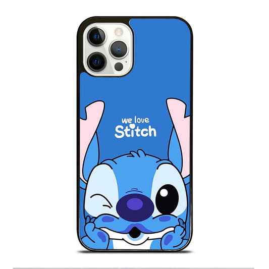 The Cute Stitch Cartoon Galaxy iPhone 12 Pro Case