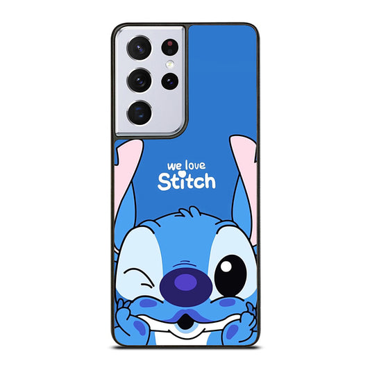 The Cute Stitch Cartoon Galaxy Samsung Galaxy S21 Ultra 5G Case