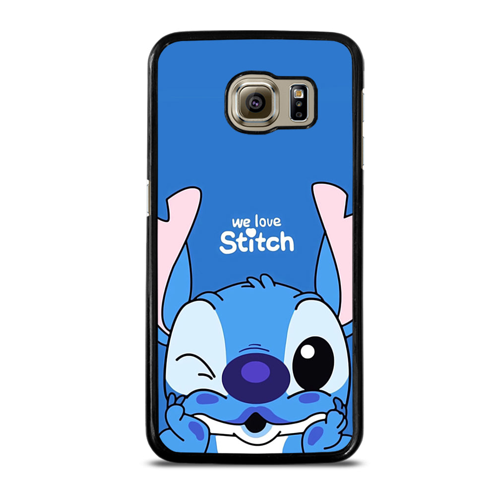 The Cute Stitch Cartoon Galaxy Samsung Galaxy S6 Case