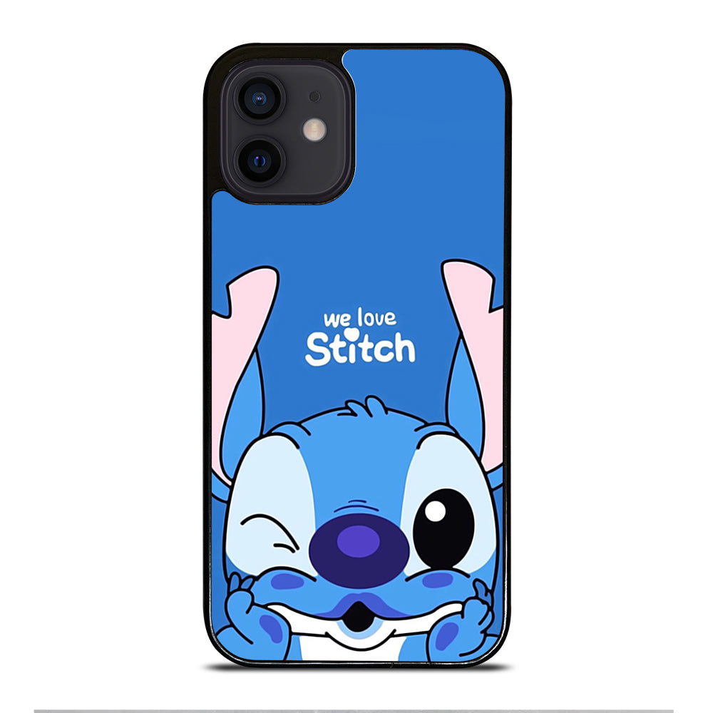 The Cute Stitch Cartoon Galaxy iPhone 12 Mini Case