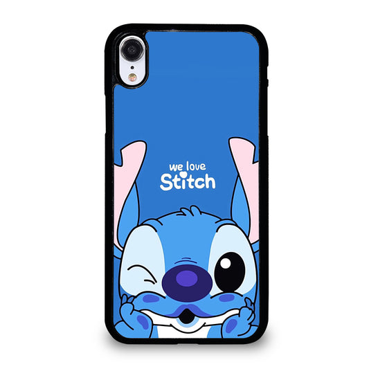 The Cute Stitch Cartoon Galaxy iPhone XR Case