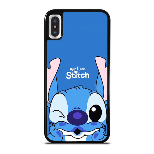 The Cute Stitch Cartoon Galaxy iPhone X / XS Case