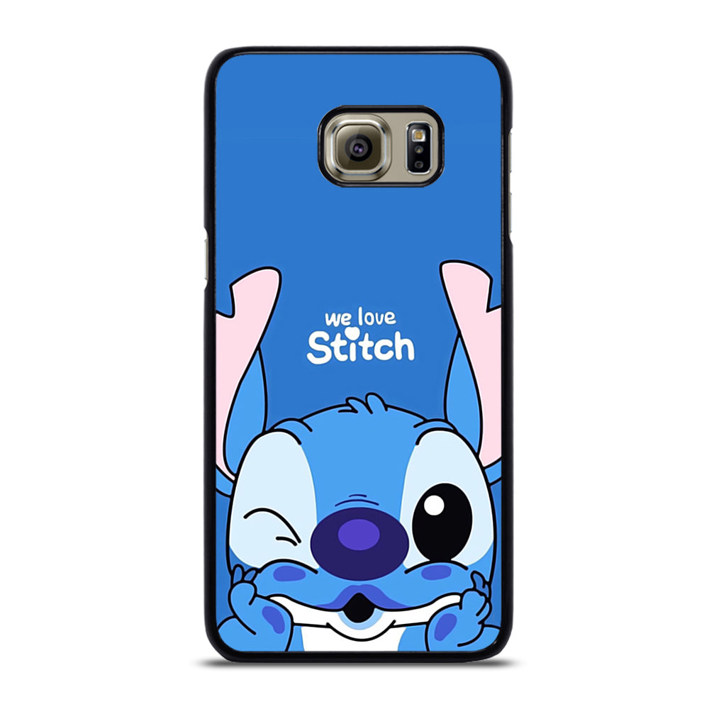The Cute Stitch Cartoon Galaxy Samsung Galaxy S6 Edge Plus Case