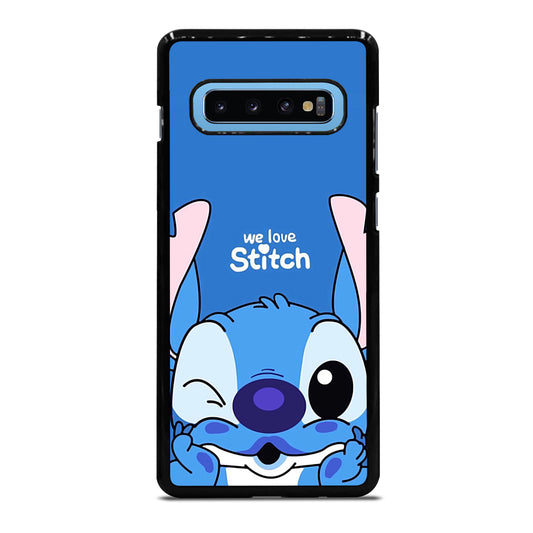 The Cute Stitch Cartoon Galaxy Samsung Galaxy S10 Plus Case