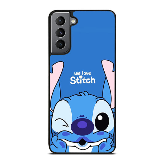 The Cute Stitch Cartoon Galaxy Samsung Galaxy S21 Plus 5G Case