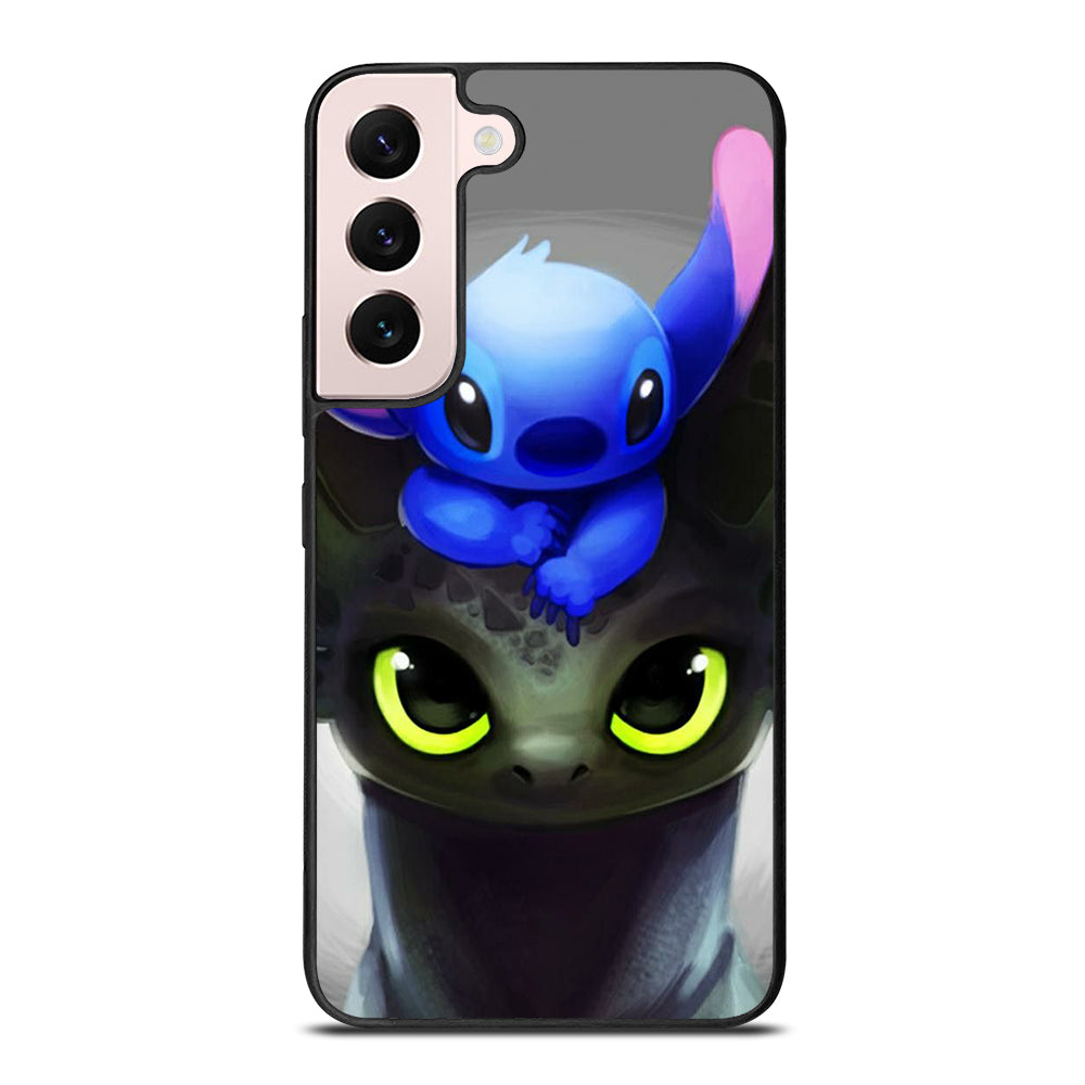 Toothless And Stitch Paint Samsung Galaxy S22 Plus 5G Case