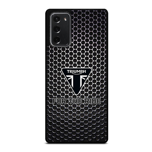 Triumph For The Ride Logo Samsung Galaxy Note 20 Case