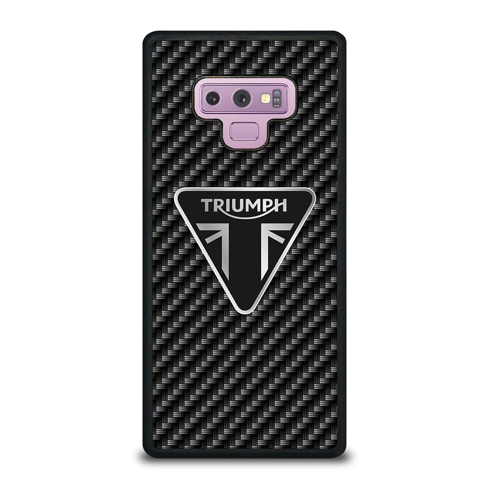 Triumph Motorcycle Carbon Logo Samsung Galaxy Note 9 Case