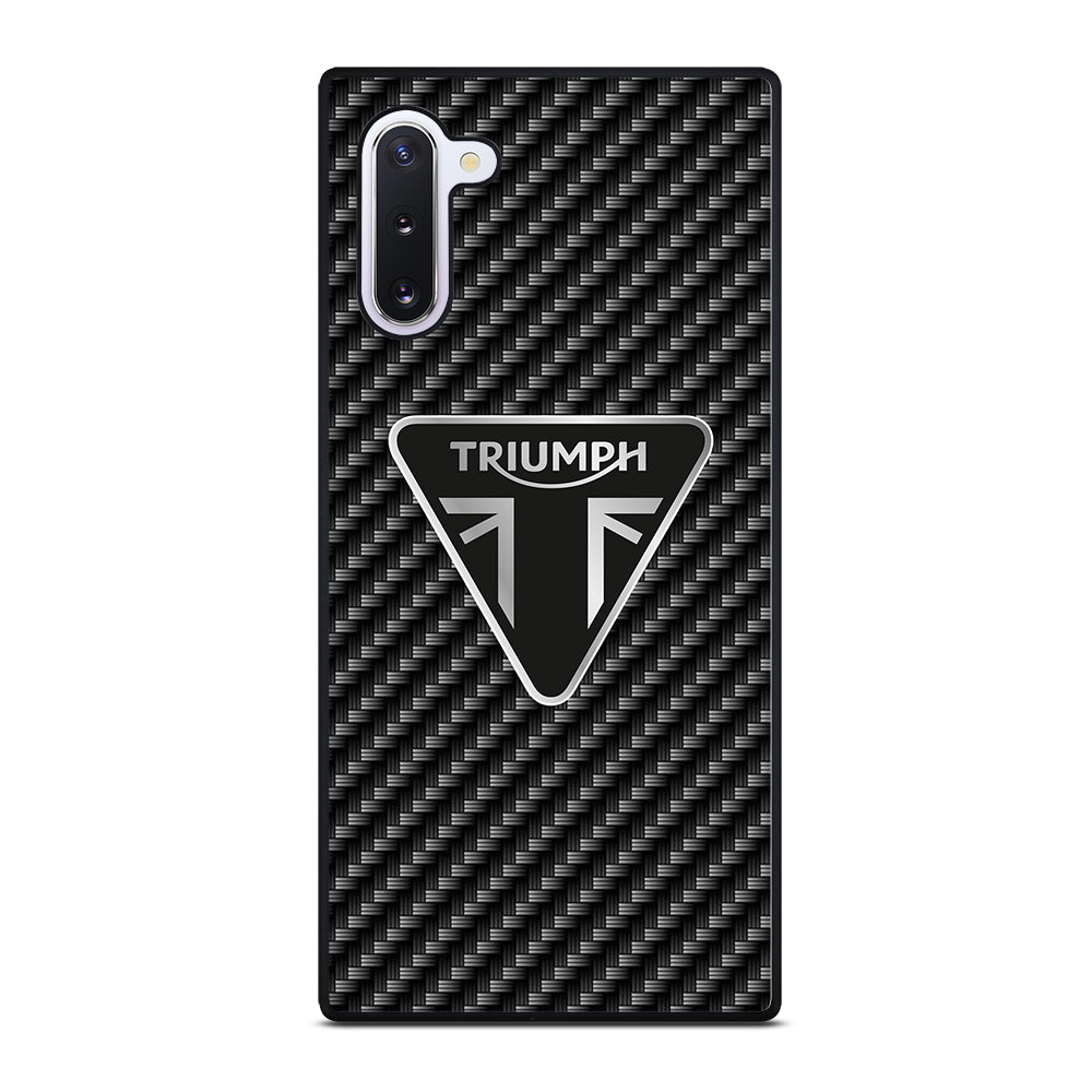 Triumph Motorcycle Carbon Logo Samsung Galaxy Note 10 Case