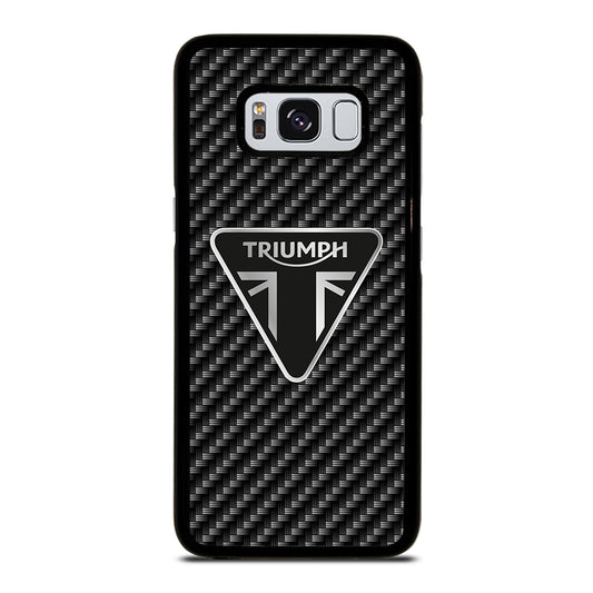 Triumph Motorcycle Carbon Logo Samsung Galaxy S8 Case